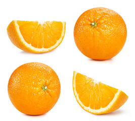 Orange isolated on white background