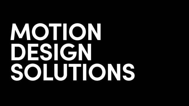 Word Play Animation | Multi-Resolutions and Color Control Panel