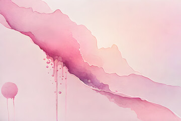 pink wet ink or watercolor splatter backfrop 