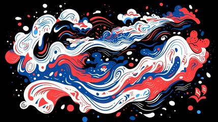 A Cosmic Dance: The Art of Color Fusion, generative ai