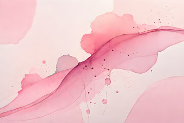 abstract pink watercolor stain