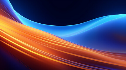 abstract geometric background illuminated 3d render.