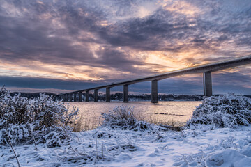Vejle Fjord highway bridge, Denmark