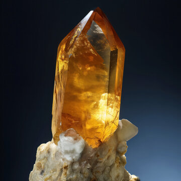 natural citrin  crystal