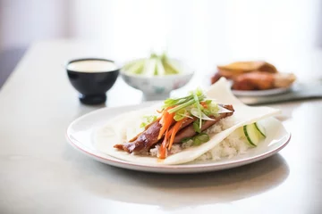 Meubelstickers peking duck with steamed rice © Alfazet Chronicles
