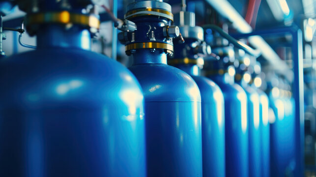 Cylinder compressed gases for oxygen, nitrogen, carbon dioxide, hydrogen and argon for welding and hospital