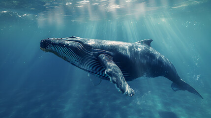 Fototapeta premium Whale