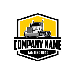 truck company  logo vector image