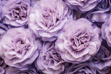 Elegant Light Purple Lisianthus Flower Background