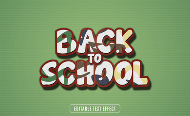 Back to School Text Effect