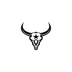 Fototapeta premium cow head and deer head icon