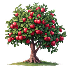Beautiful apple tree