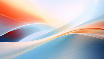 Futuristic abstract light coloured wavy forms background