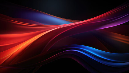 Fototapeta premium Futuristic abstract coloured wavy forms background