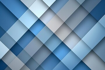 Fototapeta na wymiar Stylish wallpaper with a modern feel, an abstract design of overlapping geometric shapes in shades of cool blues and greys. Generative AI