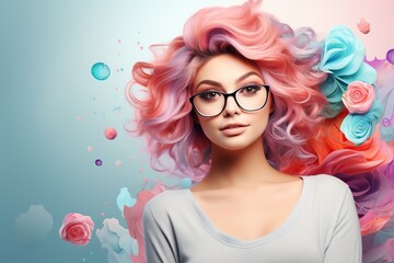 Flyer or banner design for optical store, sale and promotion campaign.