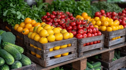 Freshly Harvested Farmer's Market Haul