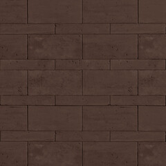 Brick random brown wall background
