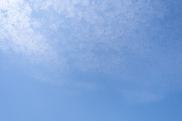 Blue sky and white cloud