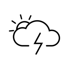 linear classic weather icons set. season info hot, sunny day, cloudy, rainy or snowy, ice-crusted ground. graphic pack with simple outline elements for interface app mobile, web on background