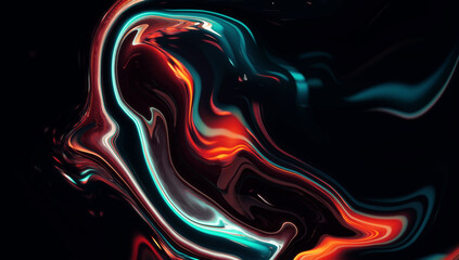 Trendy abstract colorful liquid background. Stylish marble wave texture illustration