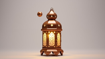 ramadan lantern isolated of celebration background