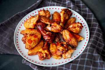 grilled chicken on the plate