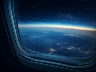view from airplane window in tonight 