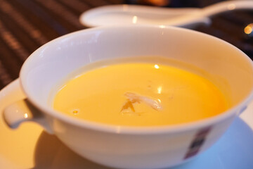 フカヒレ入りコーンスープ