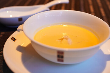 フカヒレ入りコーンスープ	