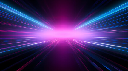 Obraz premium Abstract geometric lines background, technological lines background and light effects, 3D rendering