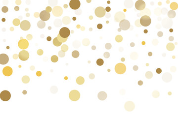 Gold glitter confetti, great design for any purpose. Party decor.