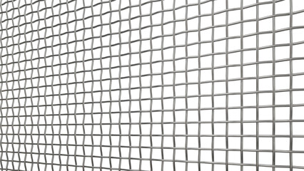 Industrial Strength, Isolated Beauty: Seamless steel mesh texture, isolated on transparent background. Perfect for adding realism and texture to architecture, engineering, and industrial visuals