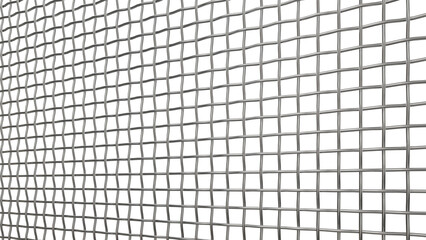 Industrial Strength, Isolated Beauty: Seamless steel mesh texture, isolated on transparent...