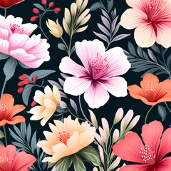 seamless floral pattern seamless pattern with flowers