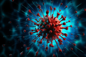 Hacker virus malware attack during virus pandemic