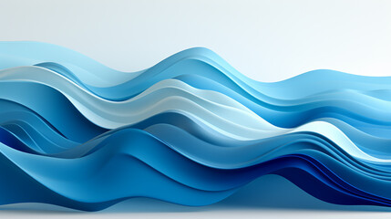 Smooth flow of wavy shape with gradient, dark blue design curve line energy motion, relaxing music sound or technology.