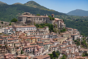 Obraz premium View of Muro Lucano, in Potenza province, Italy