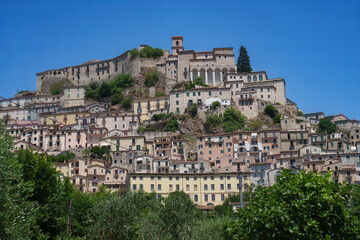 View of Muro Lucano, in Potenza province, Italy