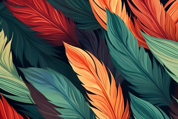 Fototapeta na wymiar bird feathers background pattern, banner, wings background picture, seamless background