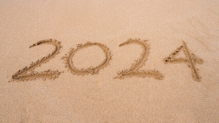 2024 written in the sand