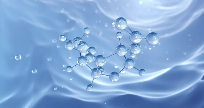 isosorbide dinitrate rotating molecular structure, 3d model of molecule, nitrates and nitrites, looped video