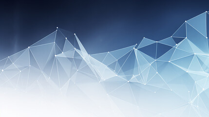 abstract blue water background in polygonal style