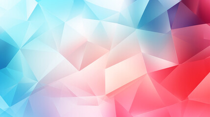 Obraz premium Watercolor-style polygon background in light rainbow colors