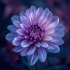 Beautiful Purple Lost Chrysanthemum