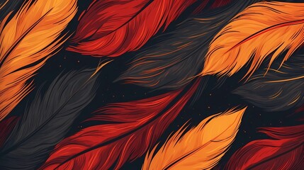 bird feathers background pattern, banner, wings background picture, seamless background