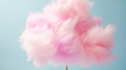 Colorful cotton candy in soft color for background - obrazy, fototapety, plakaty