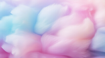 Fototapeta na wymiar colorful pastel fluffy cotton candy soft background