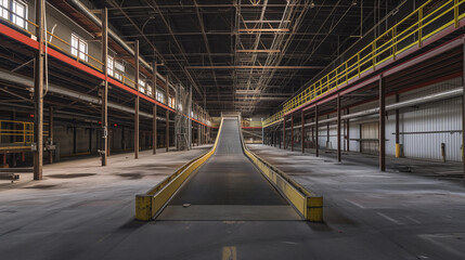 The Stark Reality of an Abandoned Warehouse in Economic Decline.