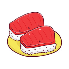 sushi illustration